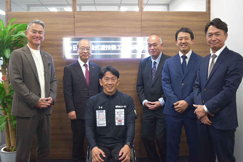 令和7年11月28日　ワールドアスリートクラブの松永選手兼監督が日電協に来組